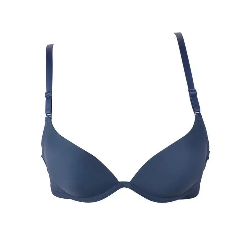 Seamless Push-Up Bralette – Deep U Plunge for Small Chest