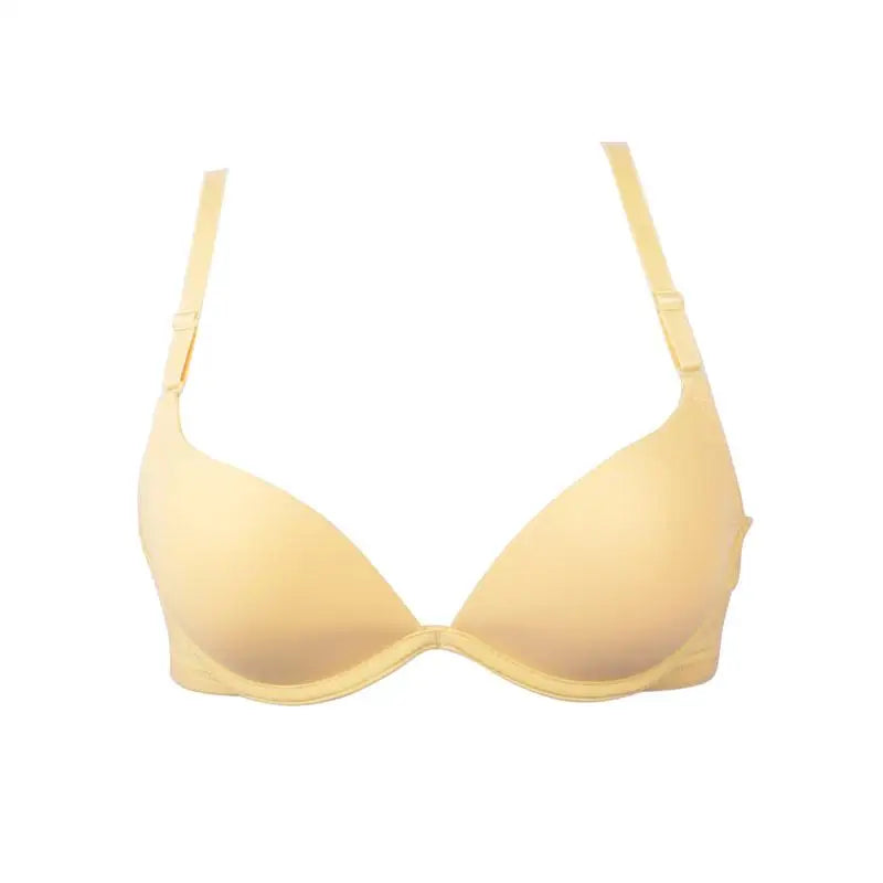 Seamless Push-Up Bralette – Deep U Plunge for Small Chest