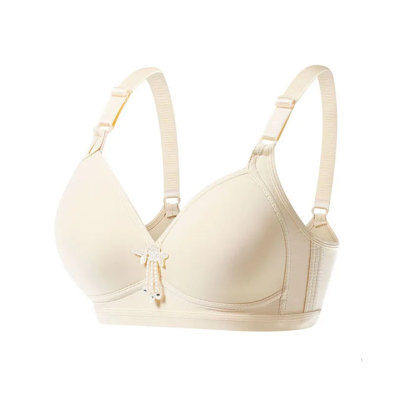 French Fashion Wire-Free Push-Up Bralette – B C D Cup (5 Colours)