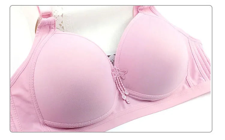 French Fashion Wire-Free Push-Up Bralette – B C D Cup (5 Colours)