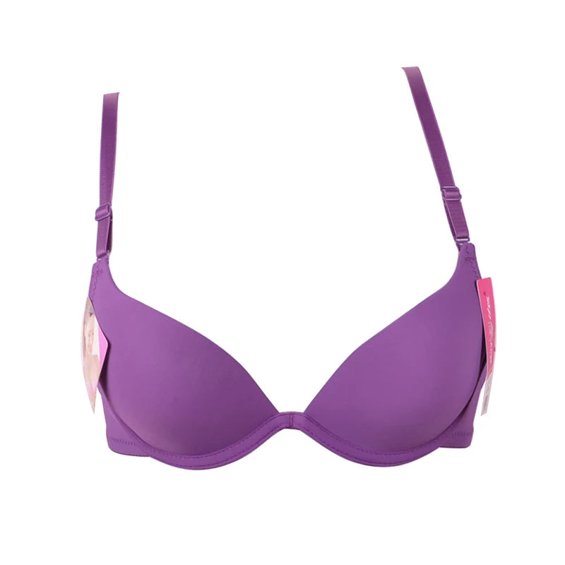 Seamless Push-Up Bralette – Deep U Plunge for Small Chest
