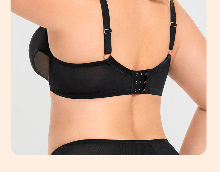 Women's Hollow Out Cup Push Up Bra Full Coverage Supportive  Underwire Female Balconette Lingerie 34 36 38 40 42 D E F G H I J