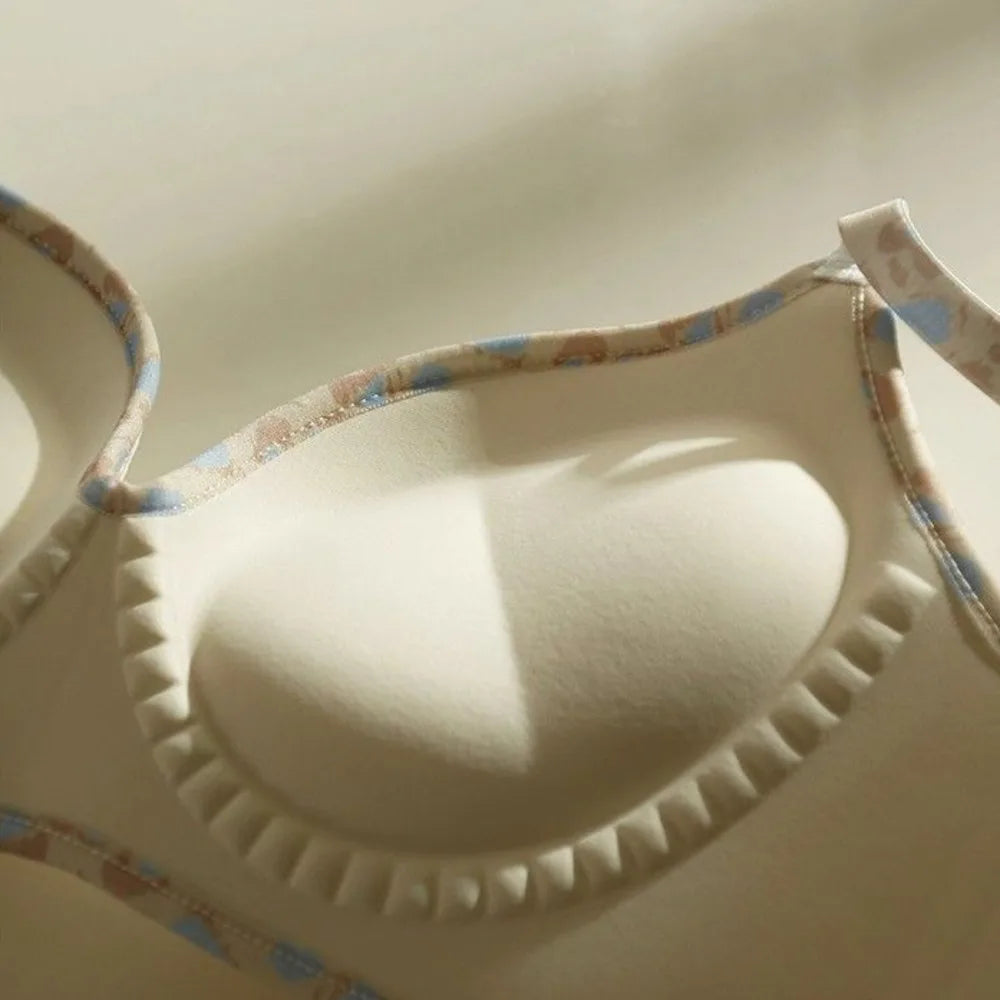 Velvet Thickened Push-Up Bra – Wire-Free Seamless Lift Small Bust Autumn Winter