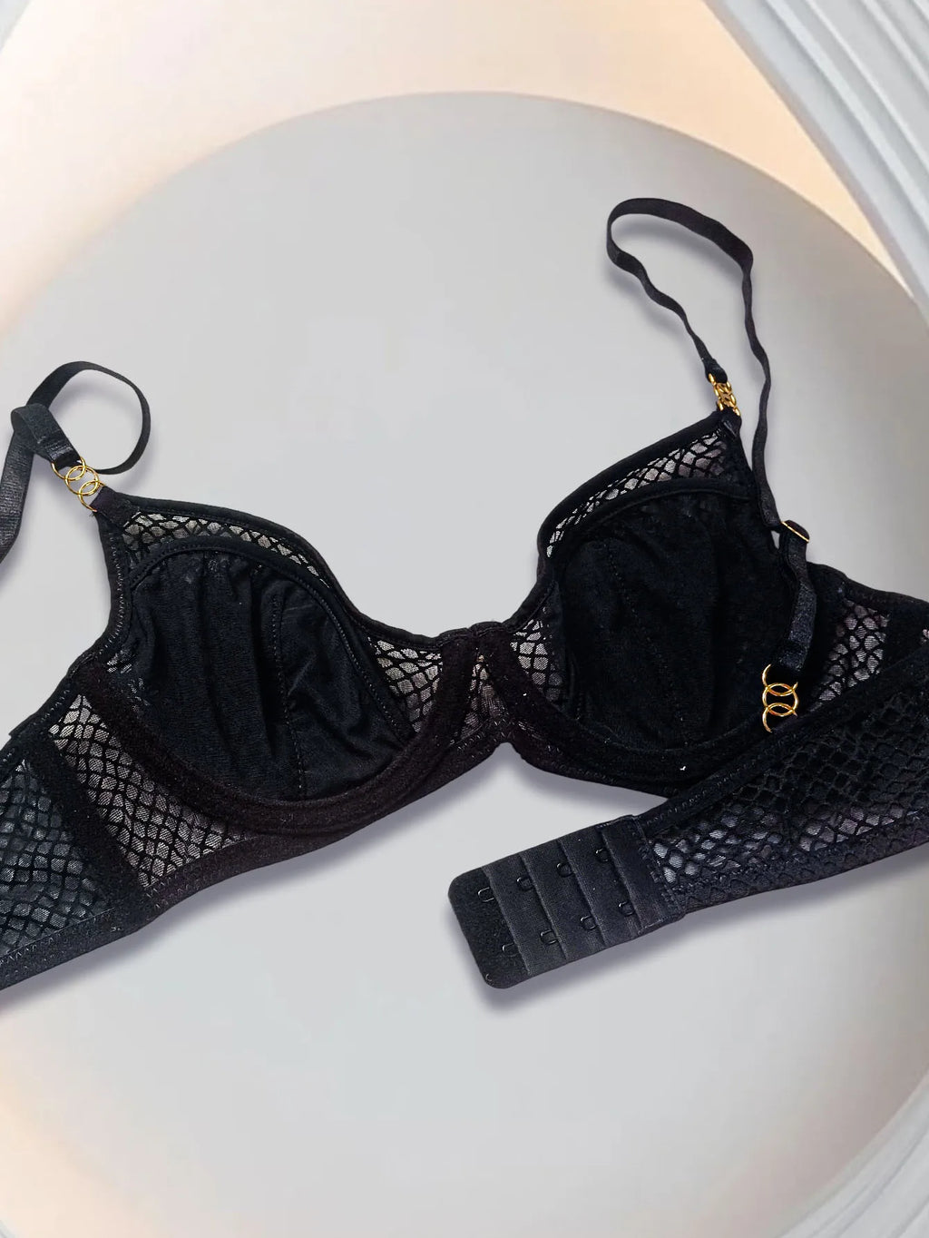 Minimizer Bras for Women Full Coverage Sheer Balconette Bra Underwire Non-Padded Soft Mesh Comfort Everyday Bras