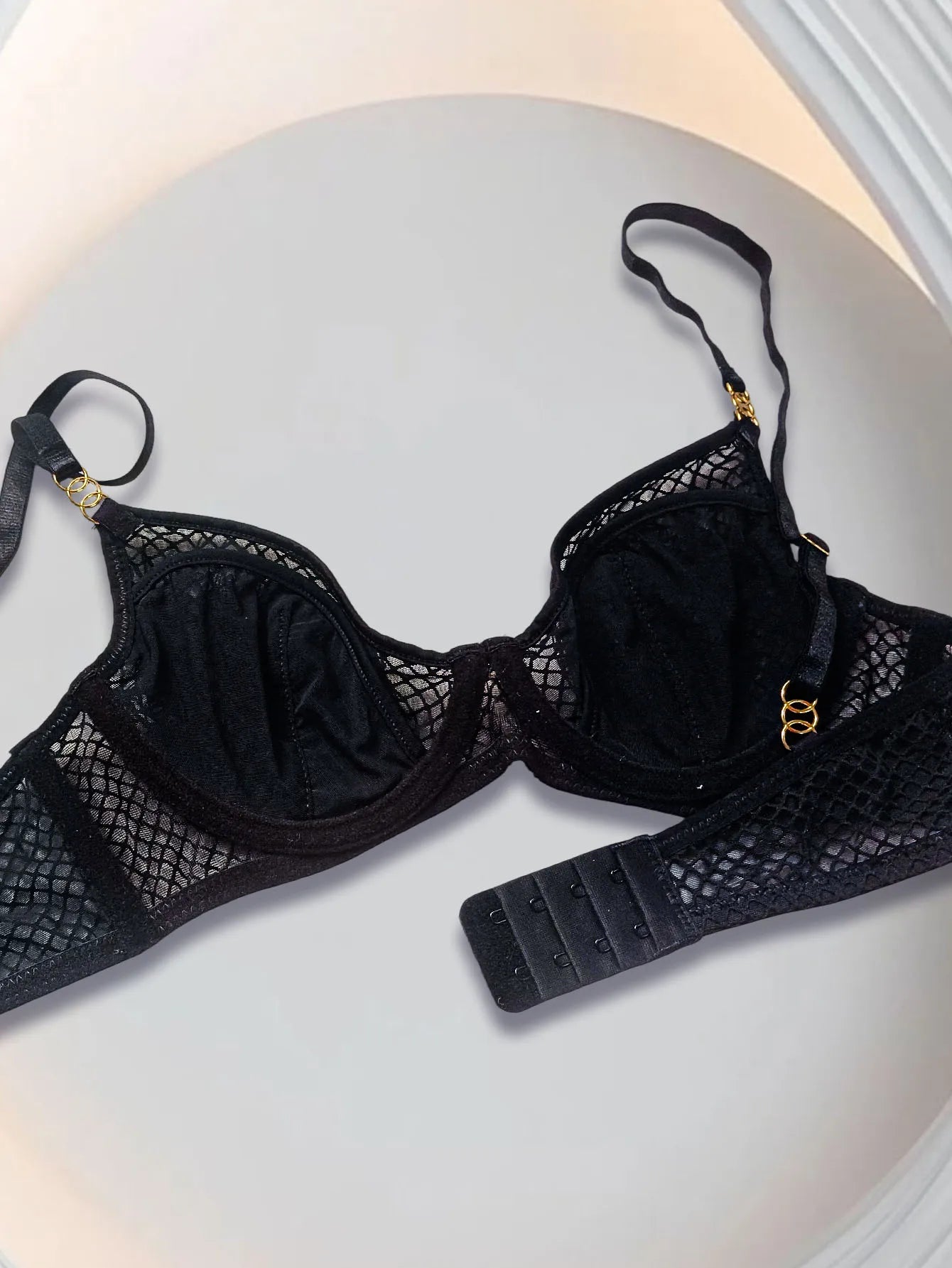 Minimizer Bras for Women Full Coverage Sheer Balconette Bra Underwire Non-Padded Soft Mesh Comfort Everyday Bras