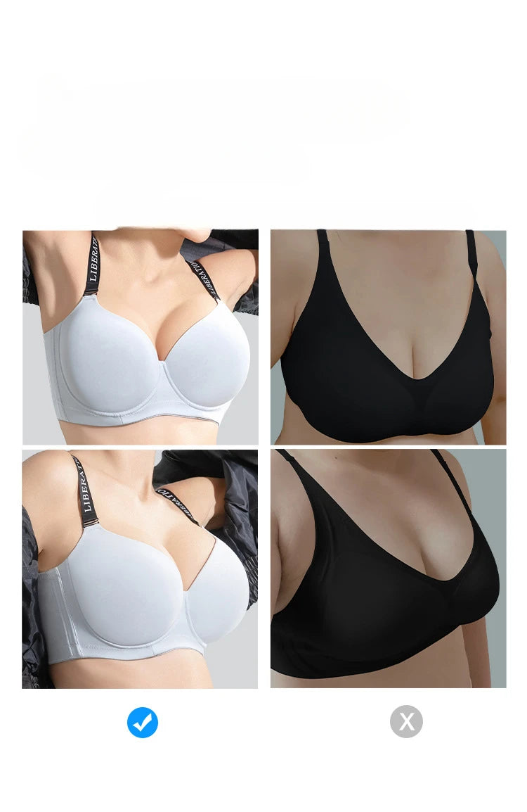 Seamless Womens Push Up Bra Modeled Cups Underwire Female Solid Minimizer Lingerie T-shirt Bra 34 36 38 40 42 B C D
