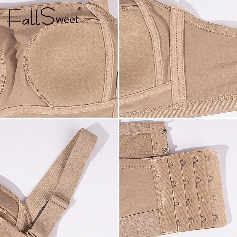 Collage of a beige compression garment with visible branding on a white background