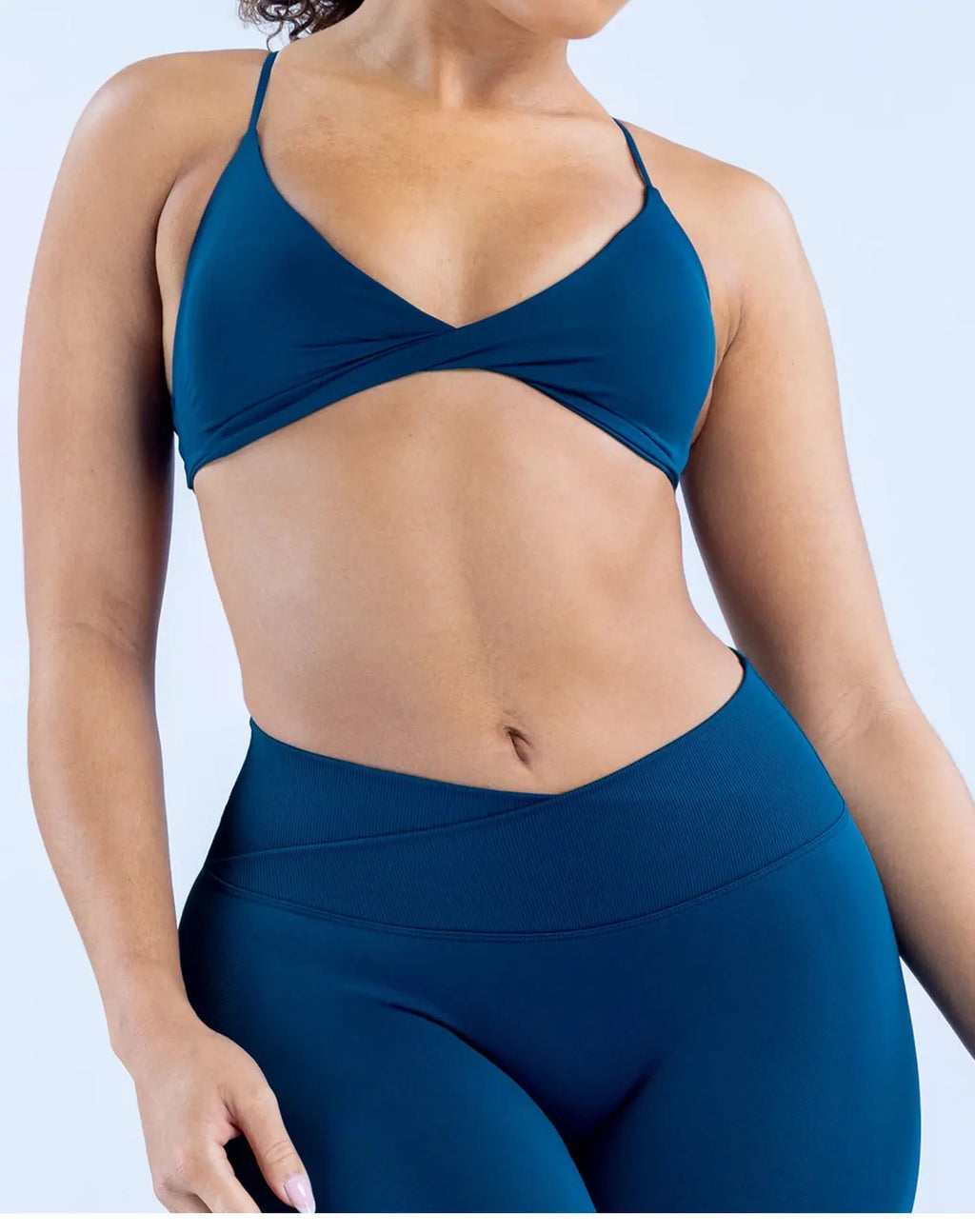 Vision Twist Front Sports Bra High Support Women Gym Clothes Fitness Underwear Push Up Seamless Yoga Bra Workout Yoga Top