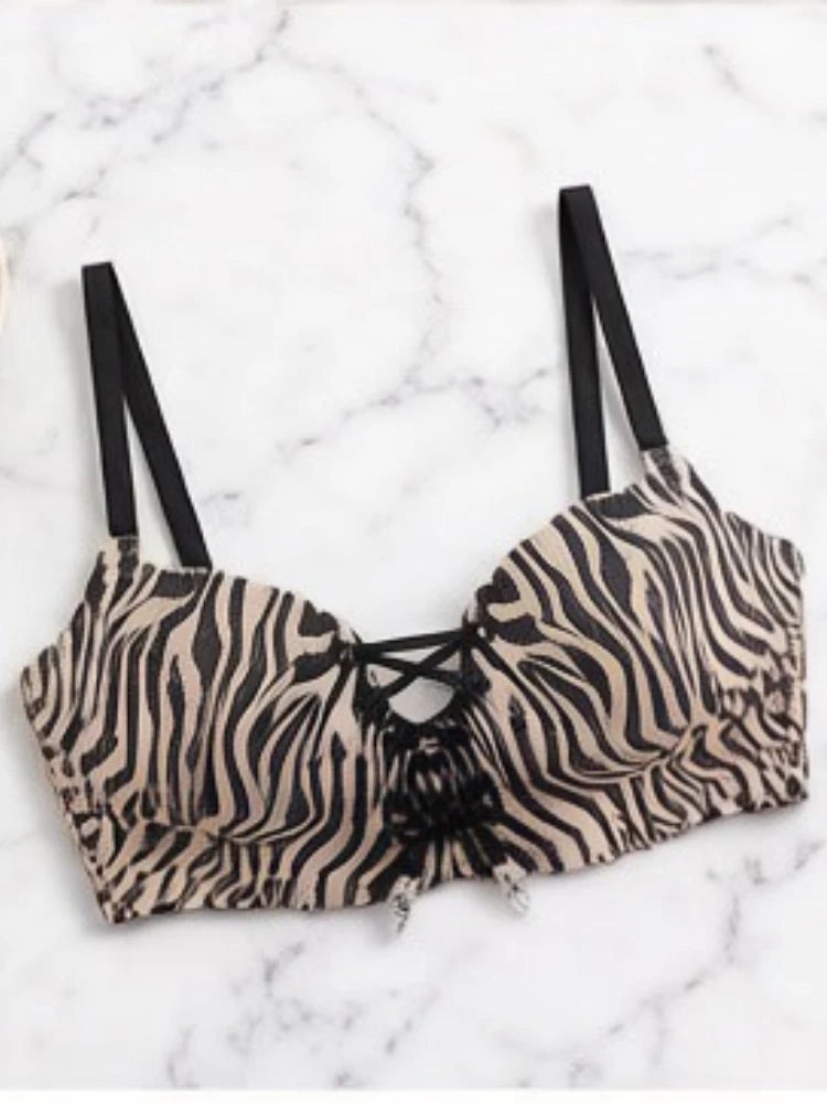 Padded Push-Up Bralette – Wire-Free Adjustable Drawstring Beautiful Back