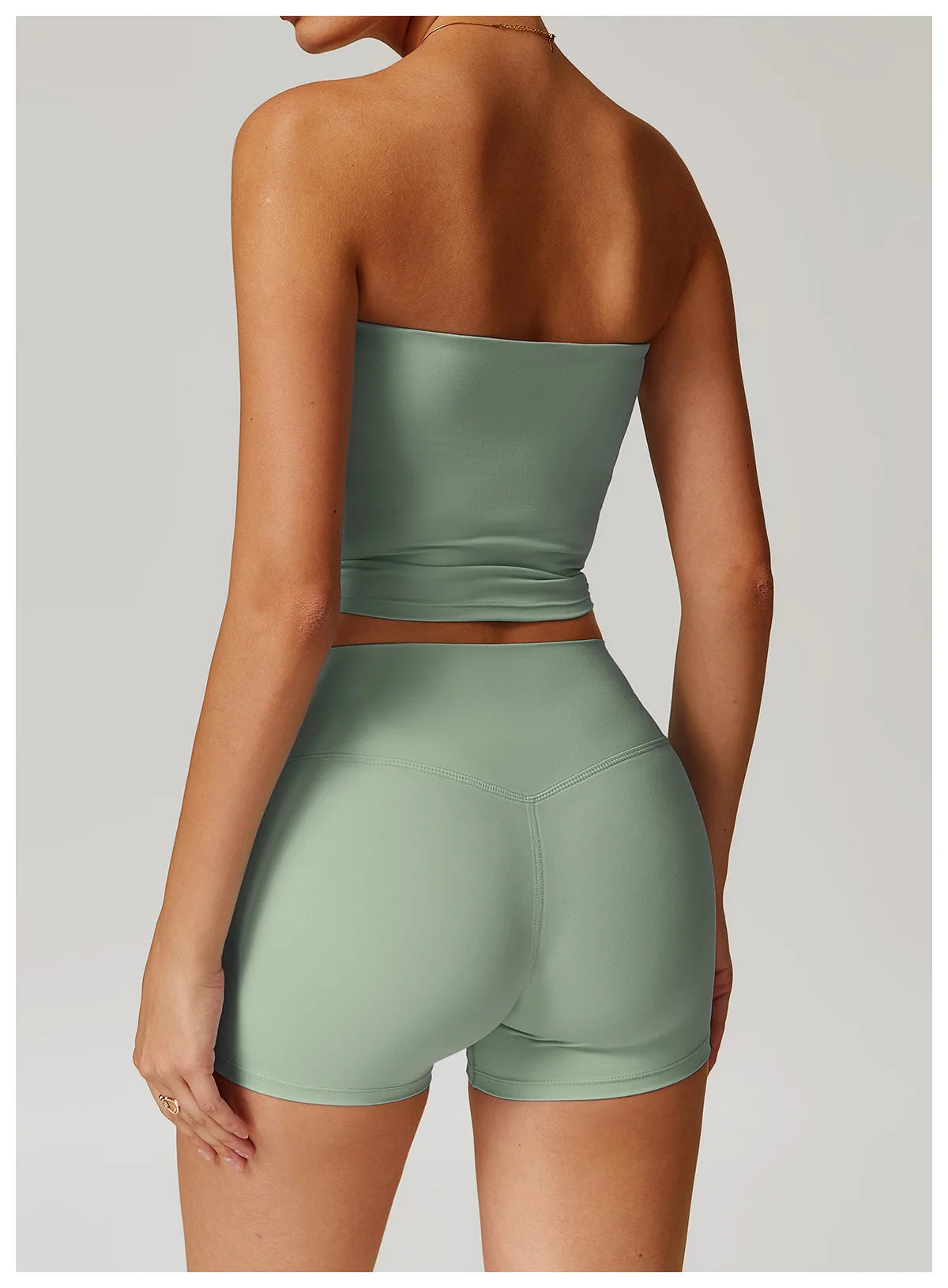 Strapless Yoga Vest for Women Sexy Beautiful Back Sports Bra for Women's Underwear Gym Shock-absorbing Quick Drying Fitness Top