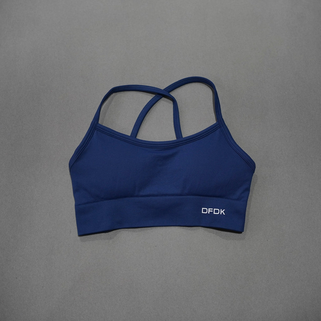 DFDK Women Seamless Cross Back Yoga Bra Wirefree Push Up Sports Top Removable Pad Breathable Shockproof Fitness Gym Daily Wear