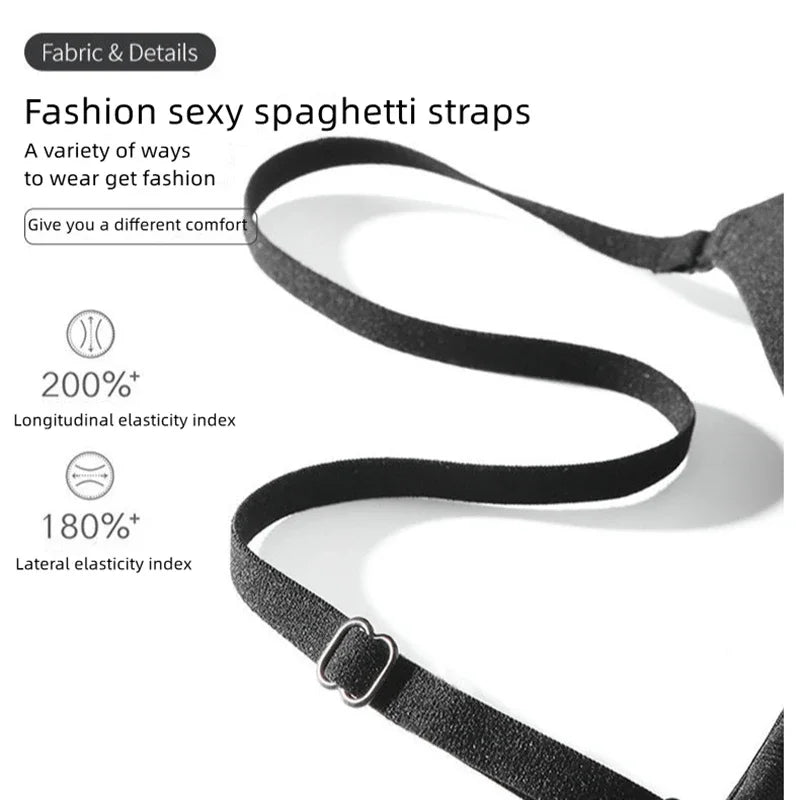 Invisible Lift-Up Bra – Seamless Deep U Plunge Backless