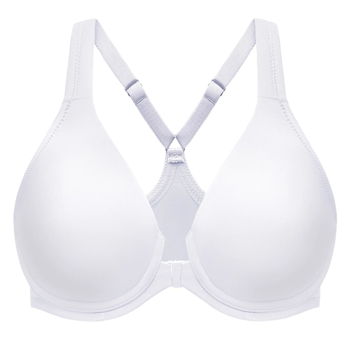 White bra on a white background