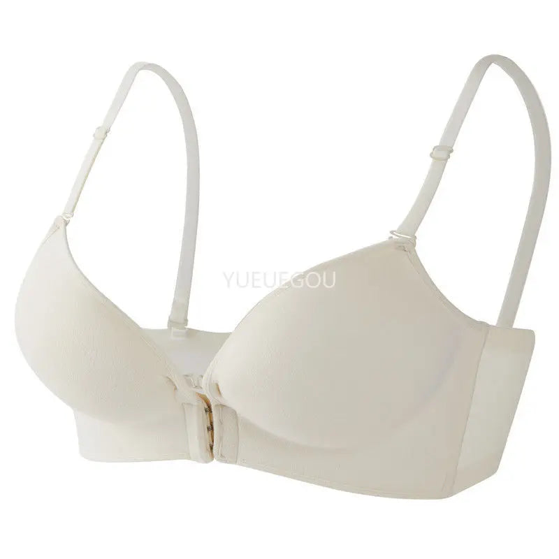 10cm Front Closure Push-Up Bra – Halter Neck for Small Chest