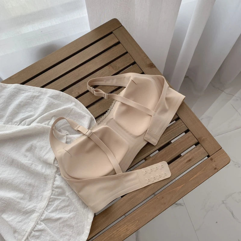 Ultra-Thin Seamless Wireless Bra – Lightweight Invisible T-Shirt Everyday 70A–100H