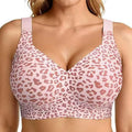 Womens Wireless Jelly Bra Plus Size Supportive Seamless Bras Full Coverage Push Up Comfortable No Underwire Tshirt Bras
