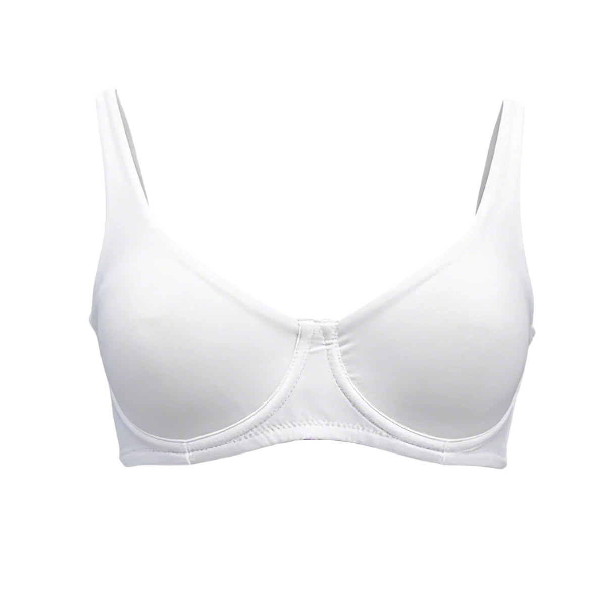 White bra on a white background