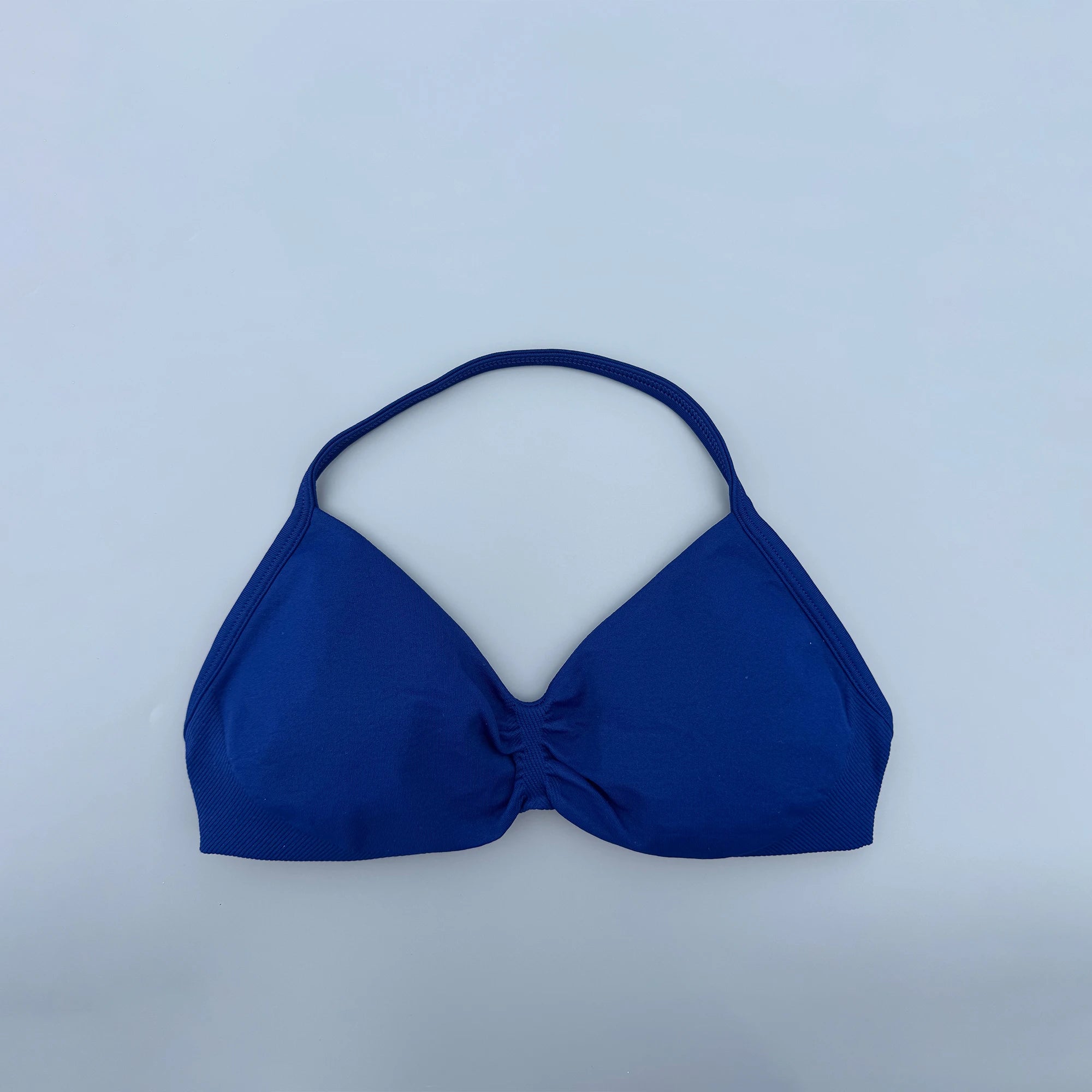 High Support Lace-Up Sports Bra – Thin Strap Camisole Seamless Push-Up Yoga