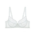 White bra on a white background