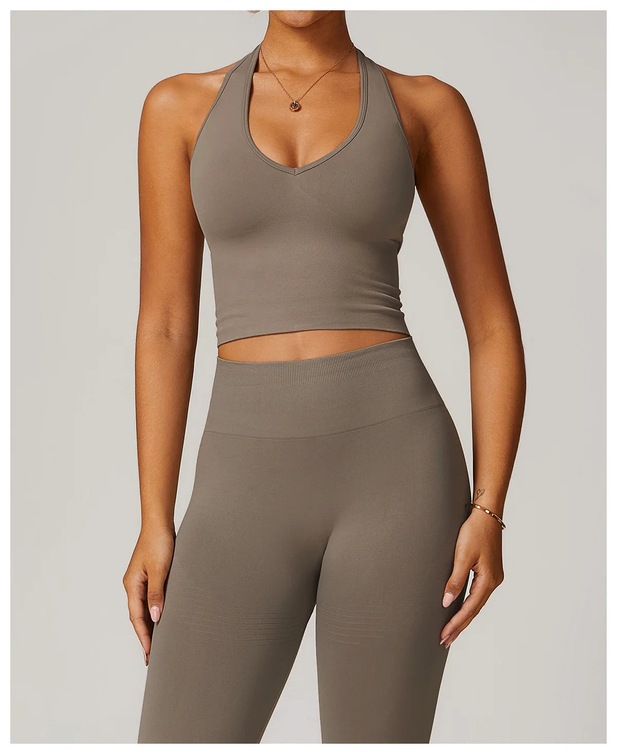 Hanging Neck Bra Women Sports Bra Top Push Up Fitness Seamless Yoga Bra Underwear Sport Tops Women Breathable Running Gym Vest
