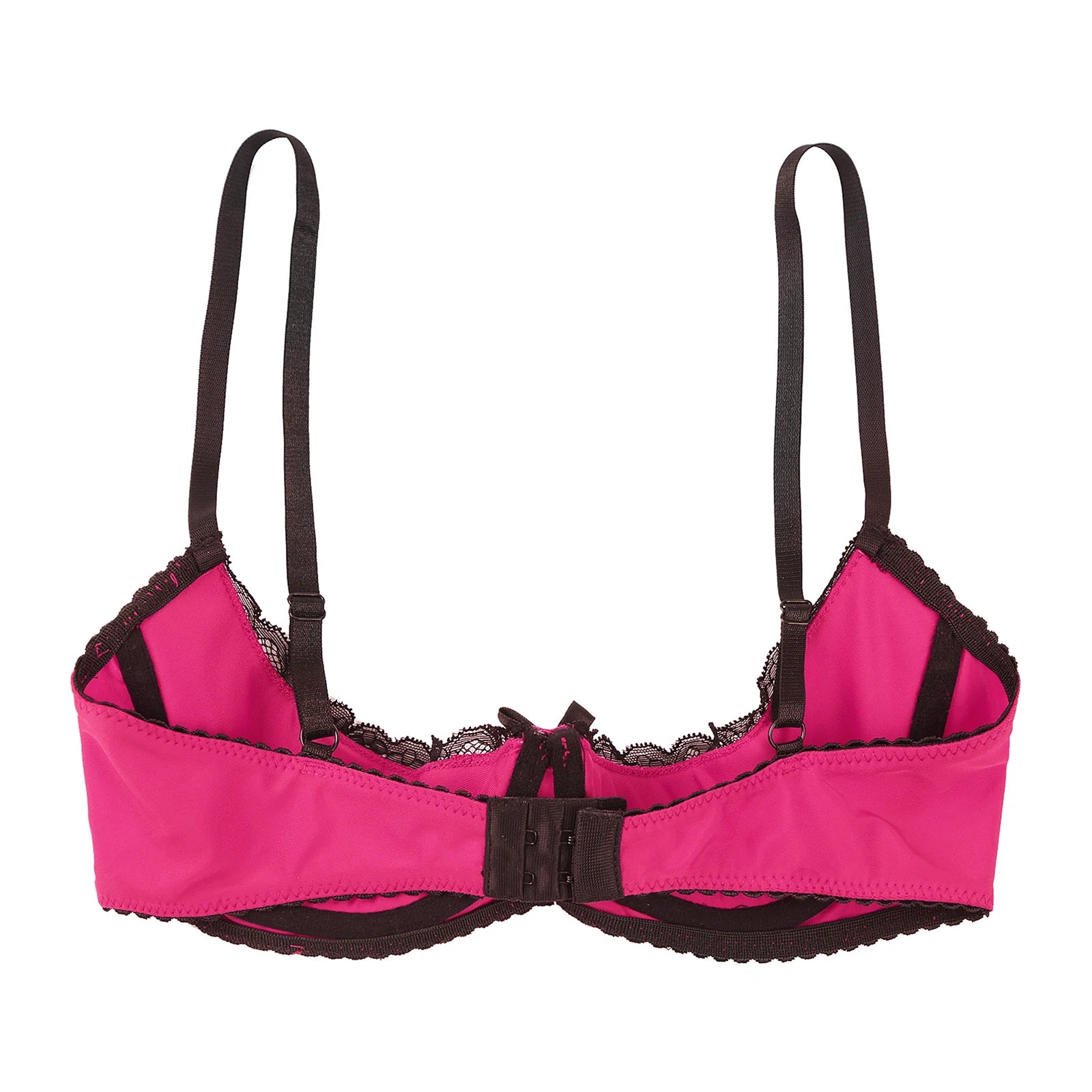 Women Sexy Open Cups Bra Tops Exposed Nipples Balconette Lingerie Contrast Lace Push Up Underwire Brassiere Underwear Nightwear