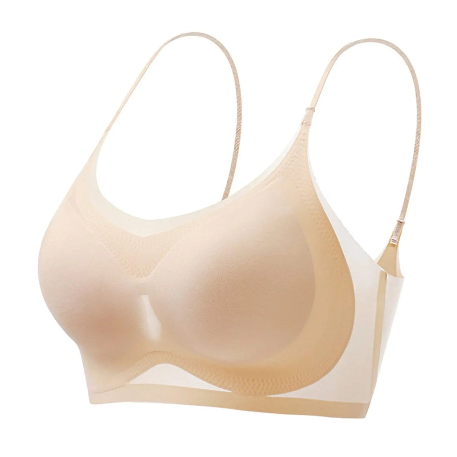 New Women Sexy Push Up Bra Seamless Ultra-Thin Ice Silk Bra Intimates Wireless Bralette Underwear Air Cooling Brassiere With Pad