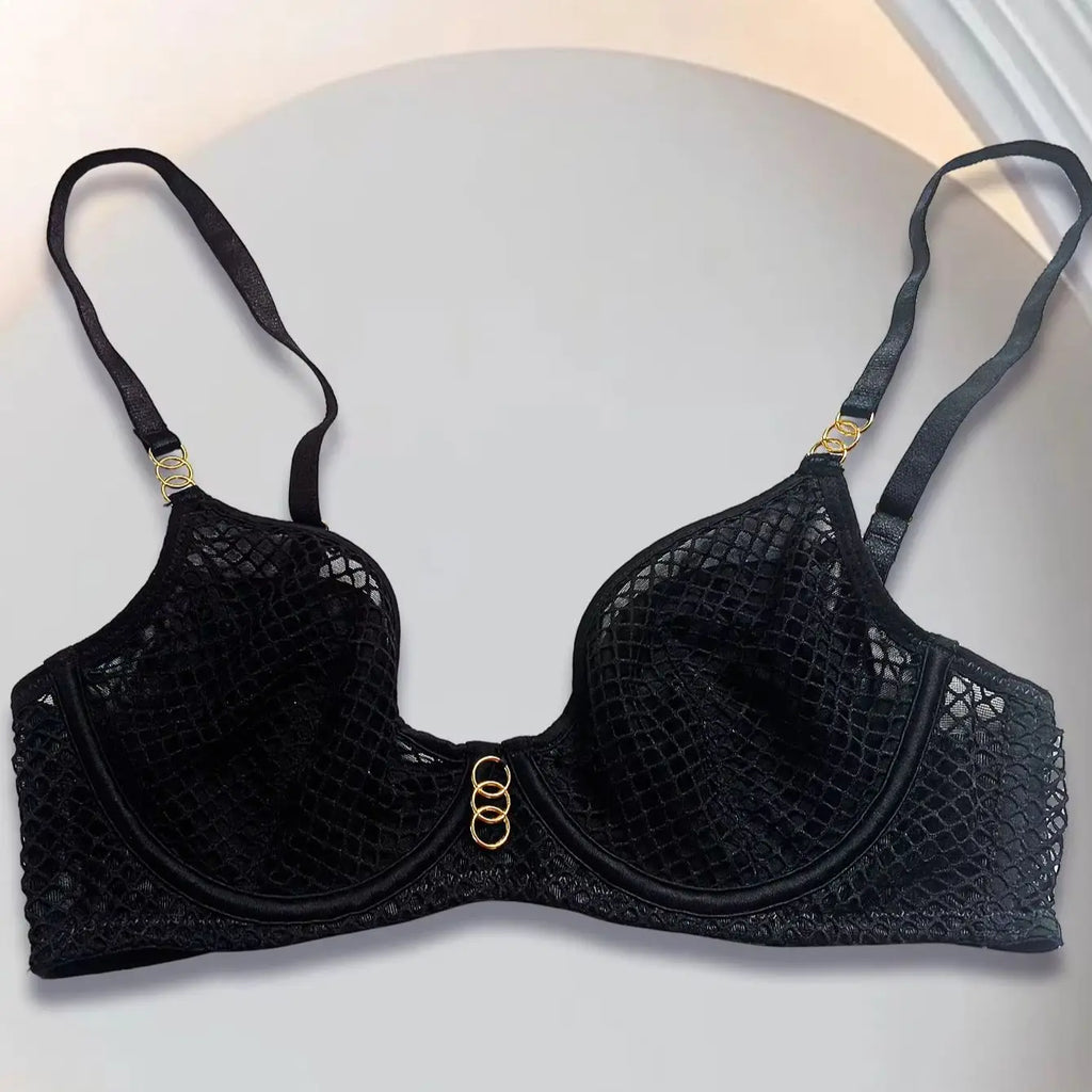 Minimizer Bras for Women Full Coverage Sheer Balconette Bra Underwire Non-Padded Soft Mesh Comfort Everyday Bras