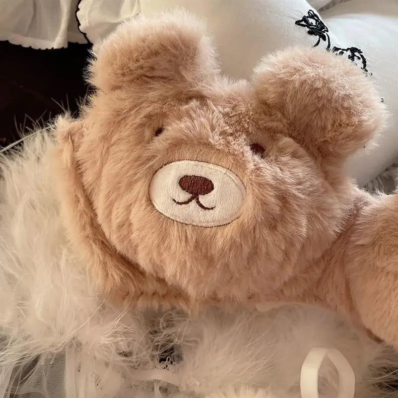 Cute Bear Japanese Lingerie Bra – Plush Cartoon Wire-Free Comfortable