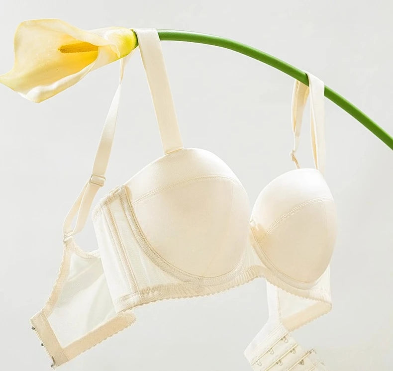Smooth Minimizer Bra – Full Coverage Side Support Anti-Sagging Wireless 70A–100H