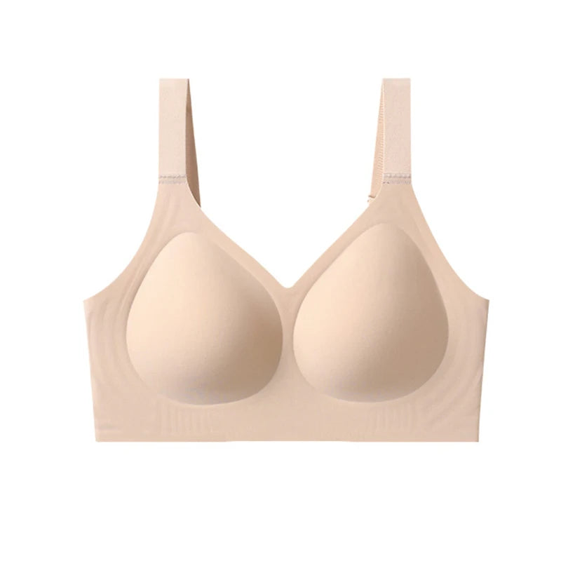 FallSweet Plus Size Push-Up Bra – Seamless Wireless Full Cup