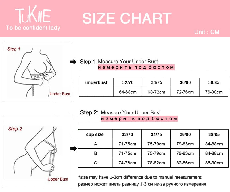 Scarless Half Cup Strapless Bra – Wire-Free Gathering Adjustable Seamless