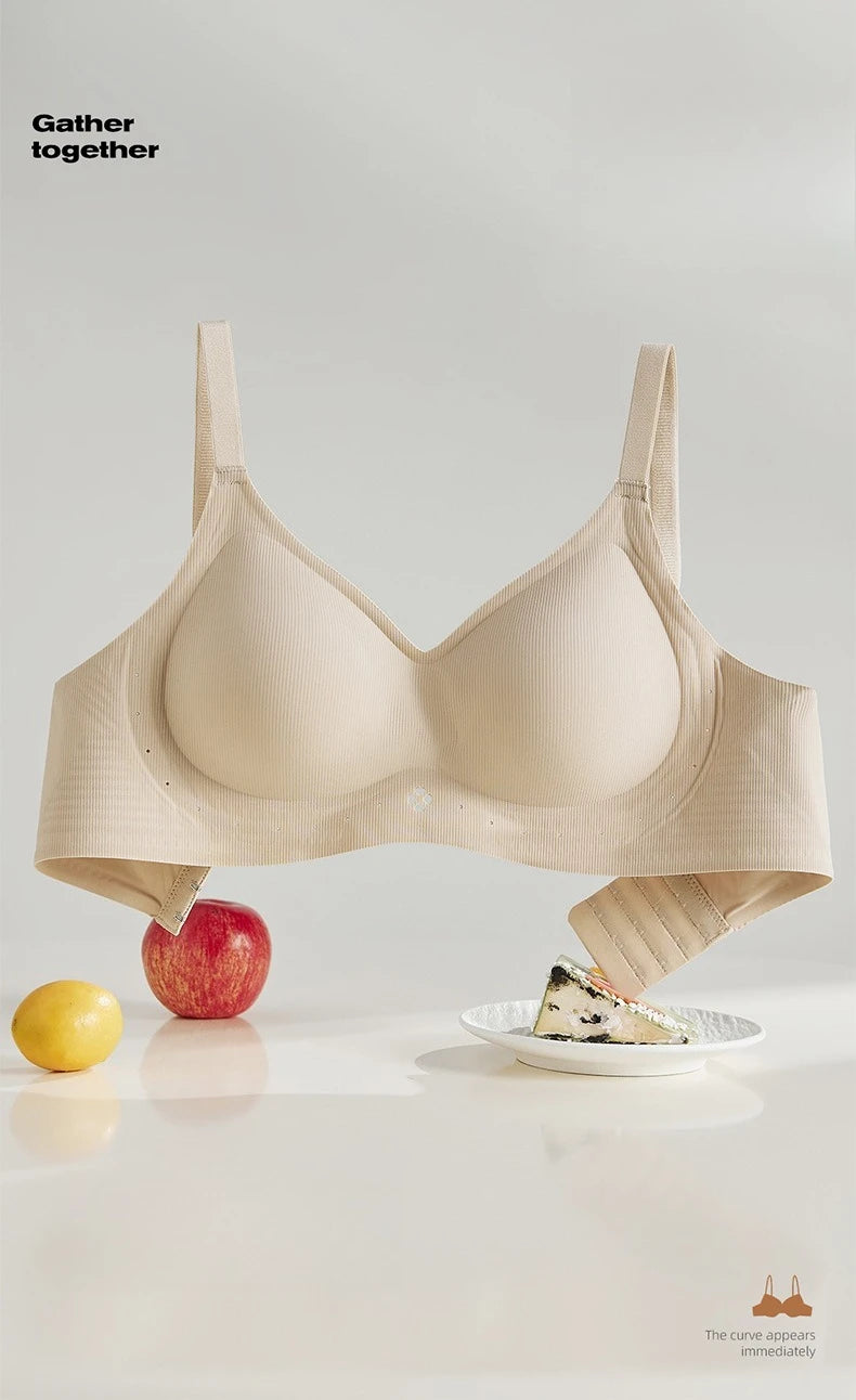 New Seamless Bra for Women Comfortable Jelly Bra Wireless Push-up Breast Collection Bras Sport Everyday Underwear