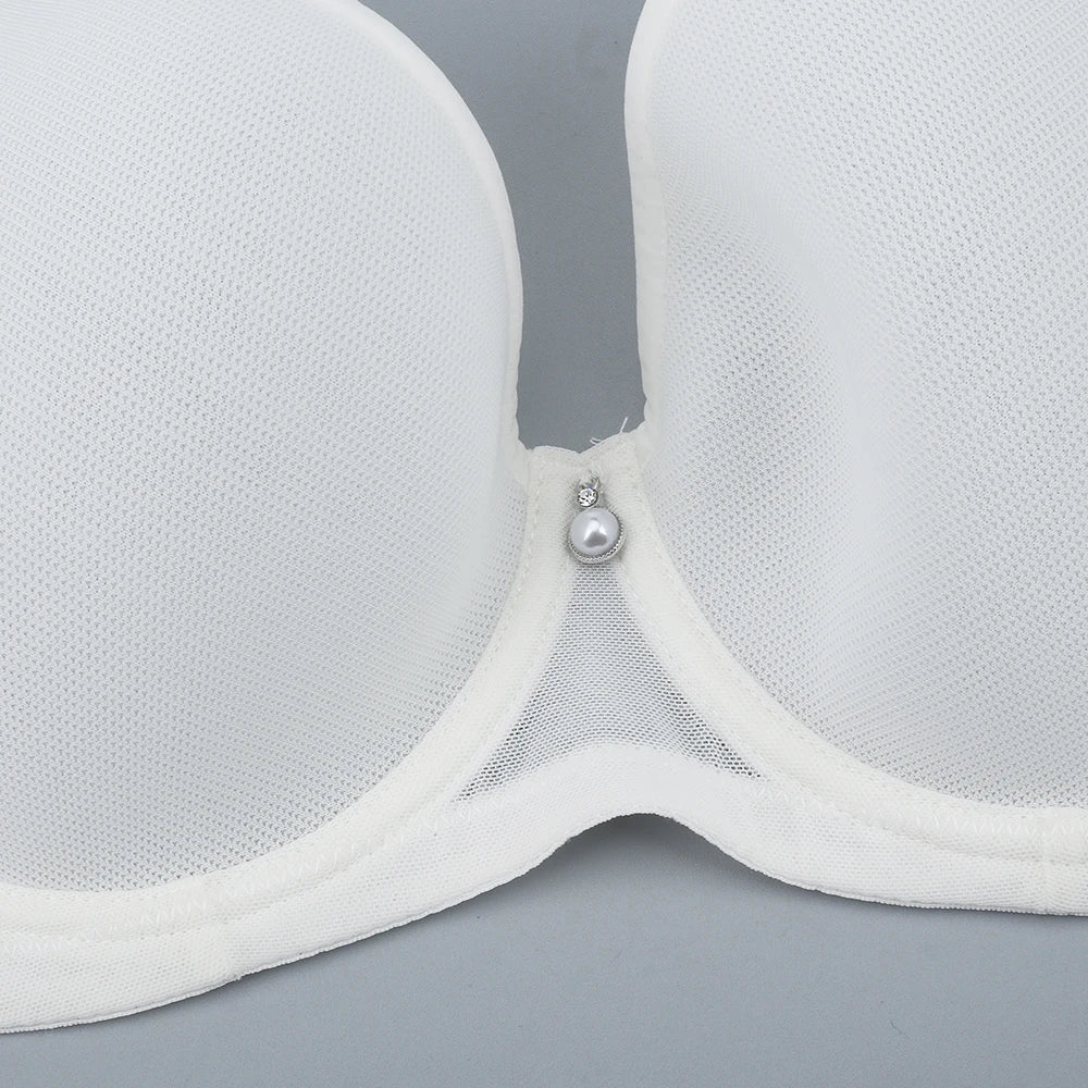 Sheroine Plus Size Full Coverage Bra – Ultra-Thin Mesh Underwire