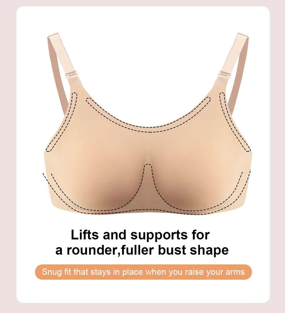 Silicone Breast Forms Bra – Round Shape Push-Up One-Piece