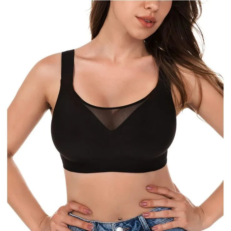 KUCLUT 2-Pack Plus Size Jelly Sports Bra – Anti-Sag Anti-Bounce Beautiful Back