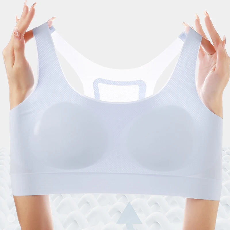 1pcs Girls Training Bras Middle High School Student Vest Children Seamless Bralette Adolescent  Thin Tops Pupil Sport Underwears