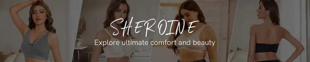Sheroine Women's Floral Lace Cotton Bra Plus Size Wire-Free Non-Foam Comfort Wide Straps Full Coverage Sleep Underswear