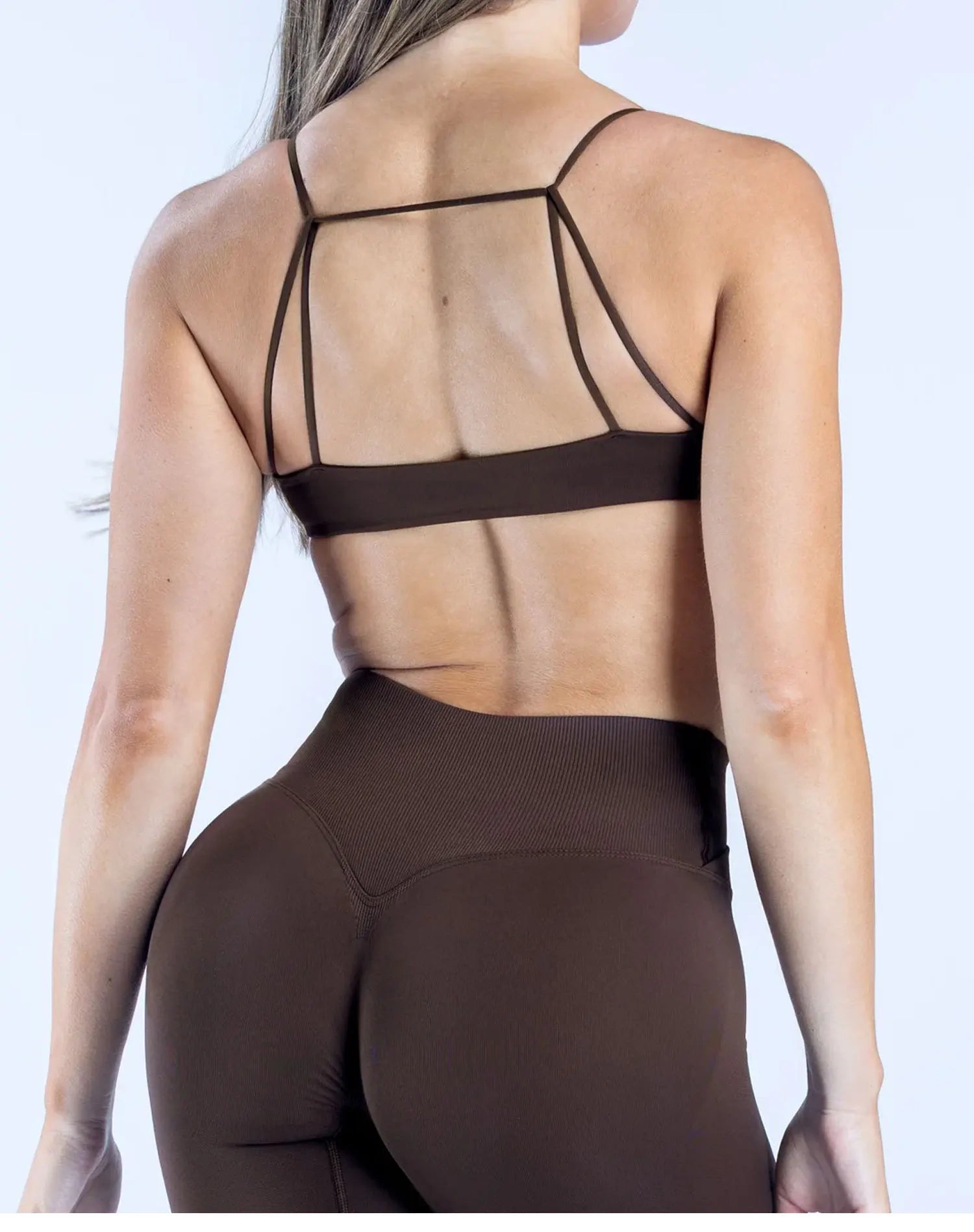 Vision Twist Front Sports Bra High Support Women Gym Clothes Fitness Underwear Push Up Seamless Yoga Bra Workout Yoga Top