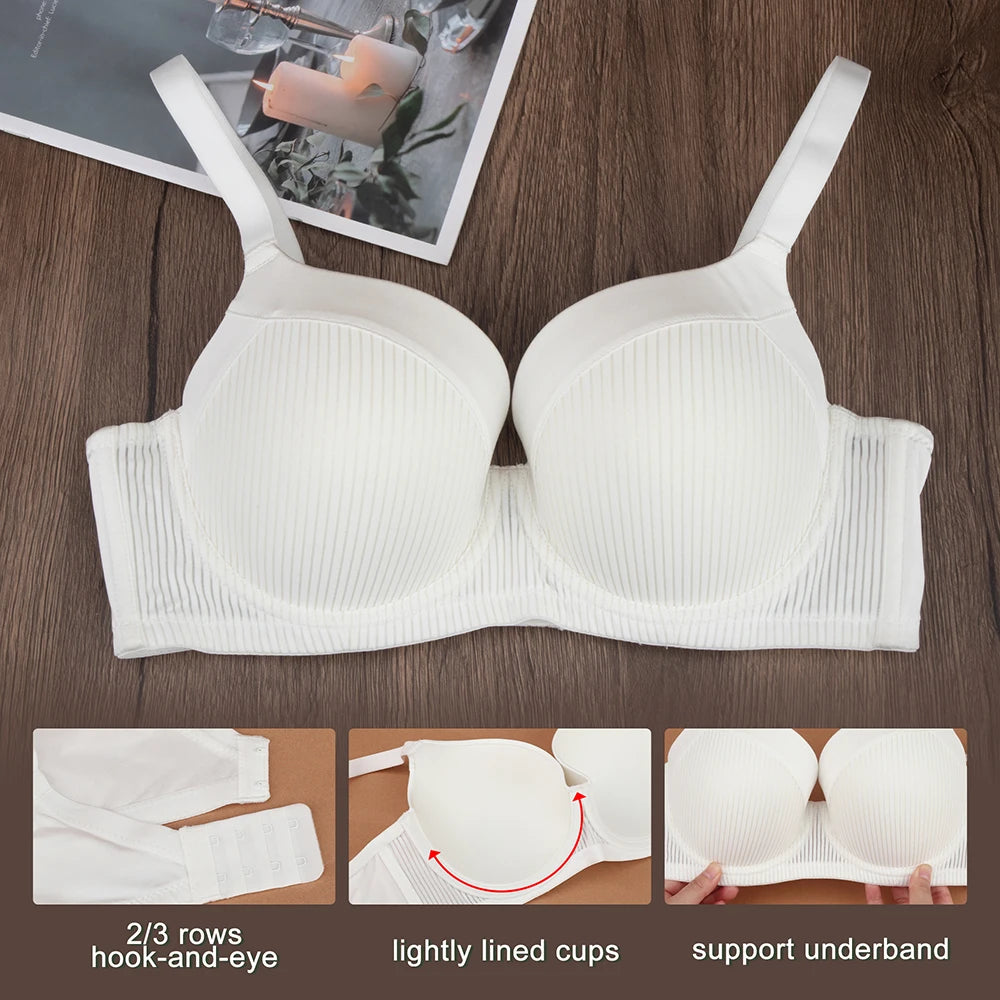 Sheroine Plus Size Push-Up T-Shirt Bra – Full Coverage