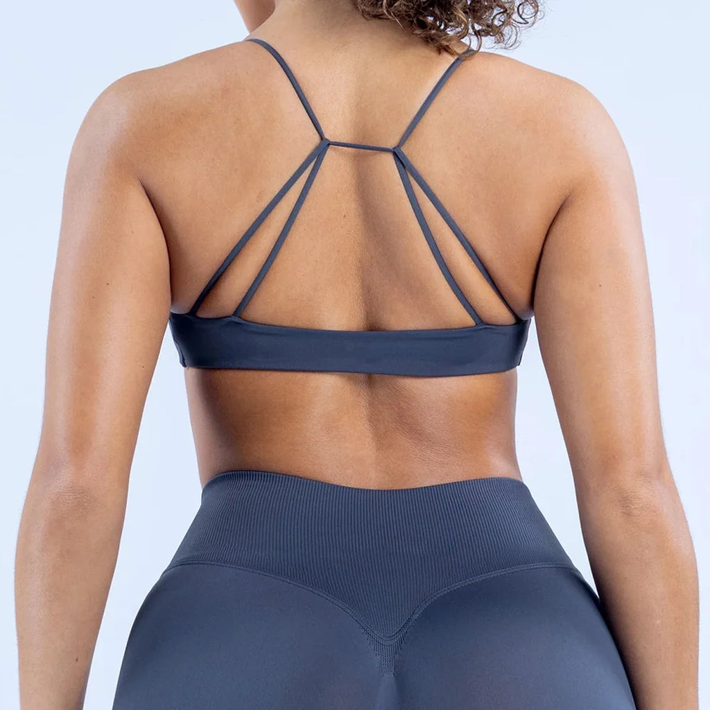 Vision Twist Front Sports Bra High Support Women Gym Clothes Fitness Underwear Push Up Seamless Yoga Bra Workout Yoga Top