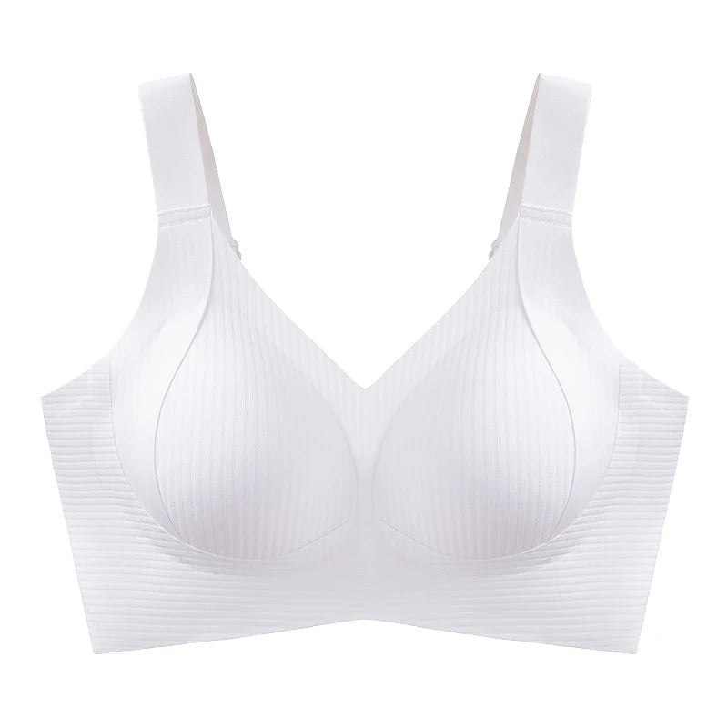 Plus Size Wireless Push-Up Bra – Anti-Sagging Side Support Hide Back Fat M–4XL