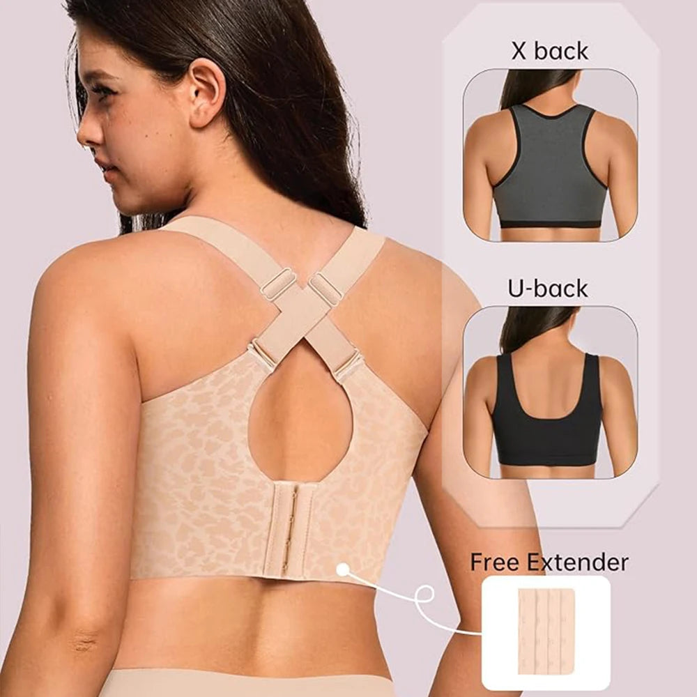 Womens Wireless Jelly Bra Plus Size Supportive Seamless Bras Full Coverage Push Up Comfortable No Underwire Tshirt Bras