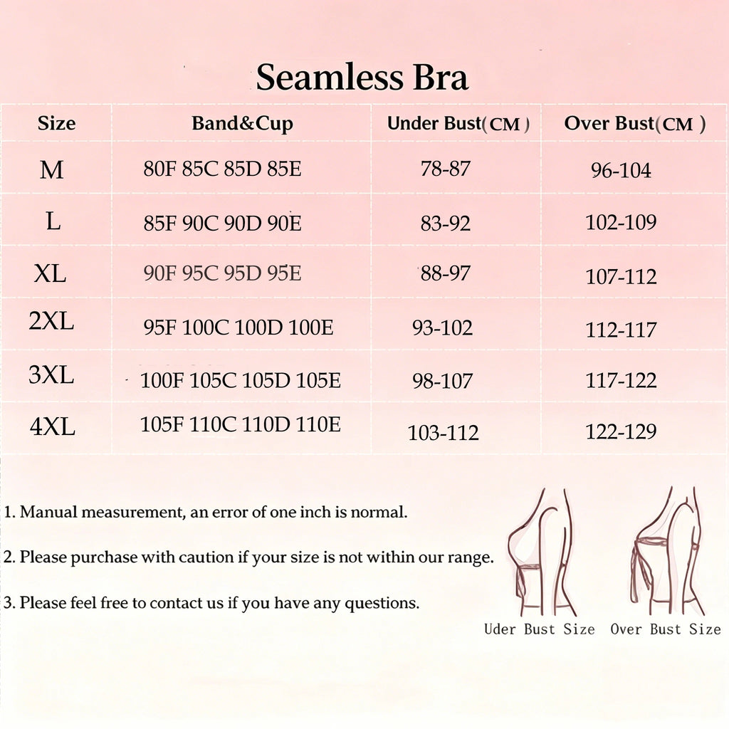 Women's Seamless Jelly Soft Support Bra Leopard Print Wire-Free Full Cup Thin Plus Size Bra Breathable Push Up Bra Large Bust