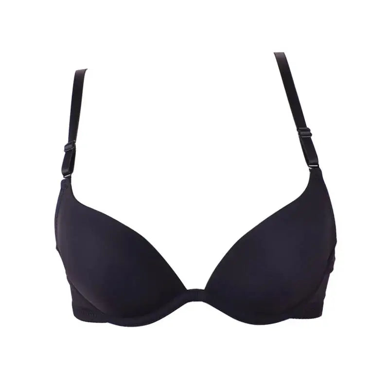 Deep V Push-Up Bralette – Seamless Plunge (1 or 2 Pack)