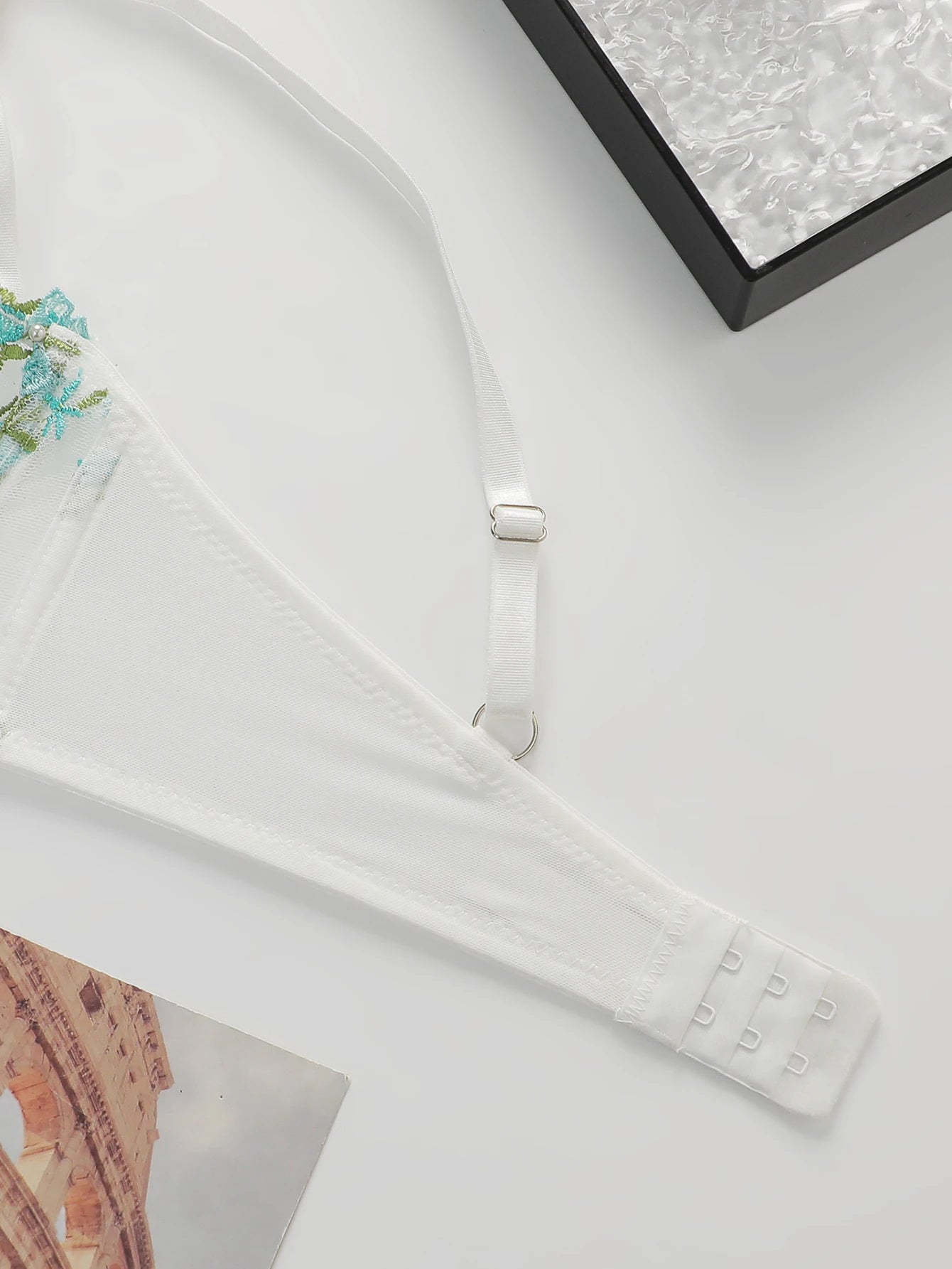 French Floral Embroidery Mesh Balconette Bra Women Underwire Thin Adjustable Straps See Through Breathable Summer Sexy Lingerie