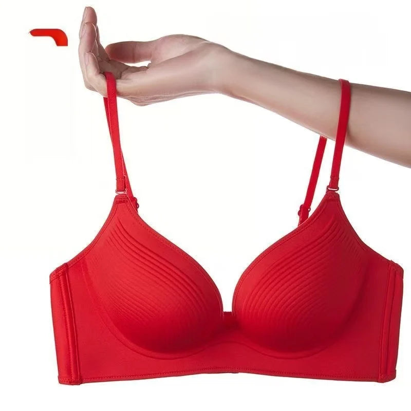 10CM Push Up Bra for Small Chest, Seamless Invisible Lingerie Natural Cleavage Enhancement, No Marks T-Shirt Bra