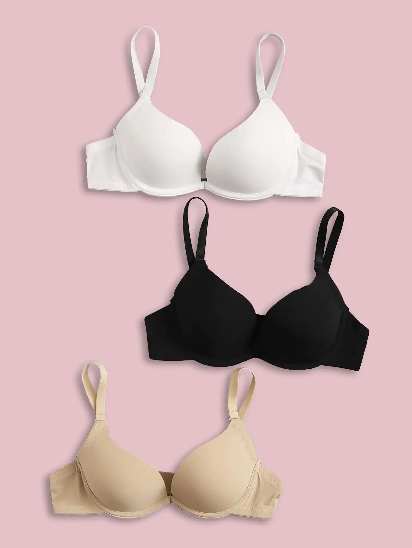 Deep V Push-Up Bralette – Seamless Plunge (1 or 2 Pack)
