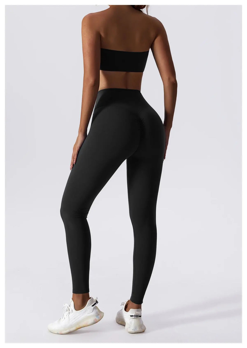 Strapless Sports Bra Tube Top – Quick-Dry Yoga Chest Wrap Workout S–XL