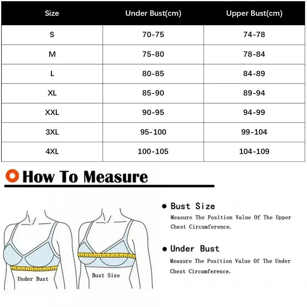 Leopard Print Jelly Seamless Push-Up Bra – Wireless Full Coverage Plus Size S–4XL