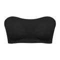 Ice Silk Traceless Strapless Bra – Wire-Free Removable Pad Cross Side Buckle